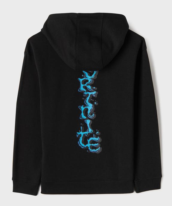 Sweat à capuche avec motif devant et dos garçon - Fortnite vue4 - FORTNITE - GEMO