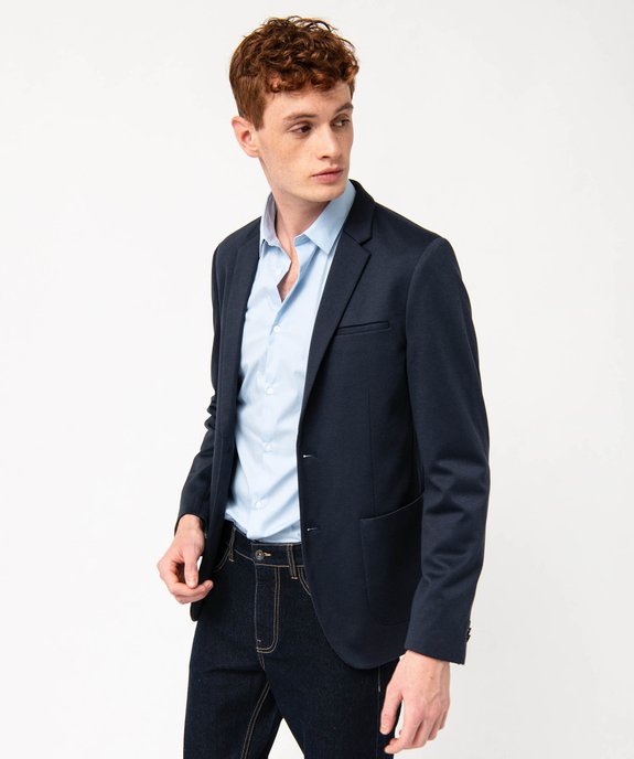 Veste costume extensible avec poches plaquées homme vue1 - GEMO (HOMME) - GEMO
