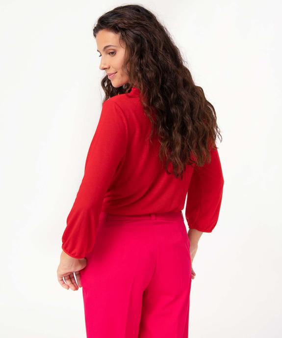 Tee-shirt femme à manches 3/4 vue3 - GEMO 4G FEMME - GEMO