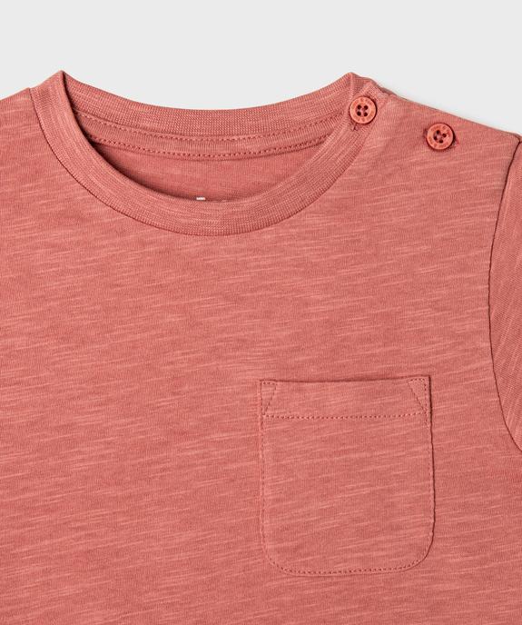 Tee-shirt à manches courtes imprimés bébé garçon (lot de 2) vue3 - GEMO 4G BEBE - GEMO