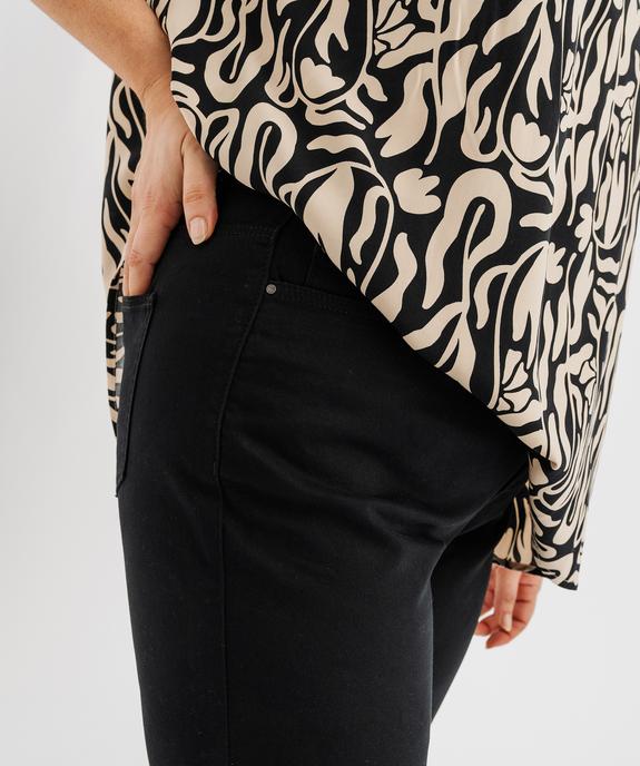 Bermuda à revers en coton stretch femme grande taille vue6 - GEMO 4G GT - GEMO