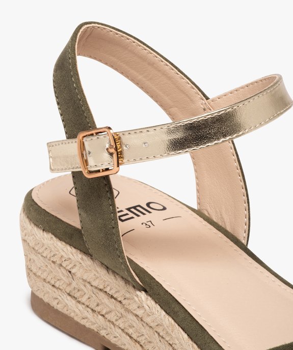 Sandales compensées avec brides tressées femme - Valentina Baldano vue7 - VALENTINA BALDA - GEMO