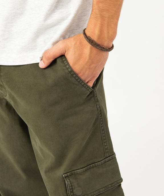 Pantalon cargo coupe regular homme vue6 - GEMO 4G HOMME - GEMO