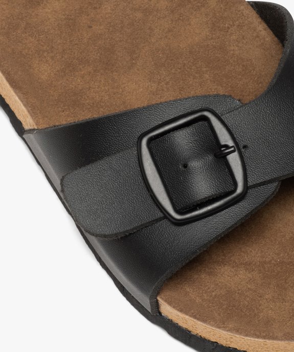 Mules femme plates à bride à boucle ajustable vue6 - GEMO (CASUAL) - GEMO