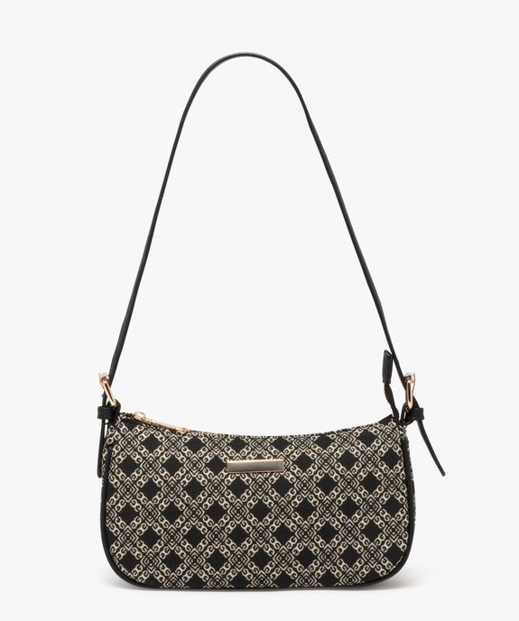 Sac rectangle en toile tissée à motifs femme vue1 - GEMO (ACCESS) - GEMO