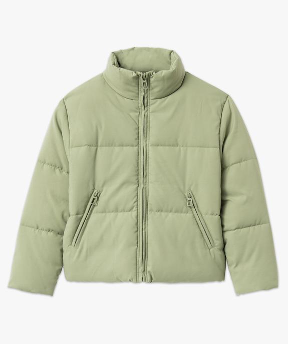 Doudoune à col montant et zips fantaisie femme vue4 - GEMO 4G FEMME - GEMO