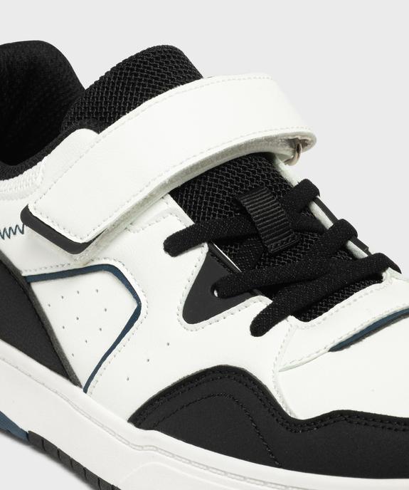 Baskets à scratch bicolore garçon - 5 Miles vue6 - 5 MILES - GEMO