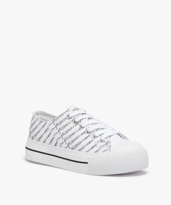 Baskets femme en toile et semelle épaisse– Camps United vue2 - CAMPS UNITED - GEMO