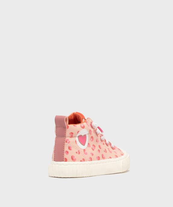 Baskets montante en toile enduite fille - Lovely Wings vue5 - LOVELY WINGS GEMO FOR GOOD - GEMO