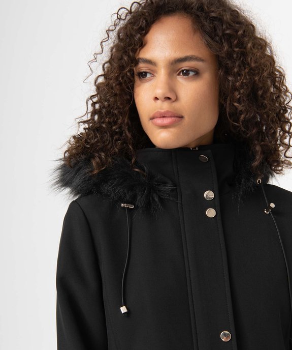Parka femme avec col montant et capuche vue5 - GEMO(FEMME PAP) - GEMO