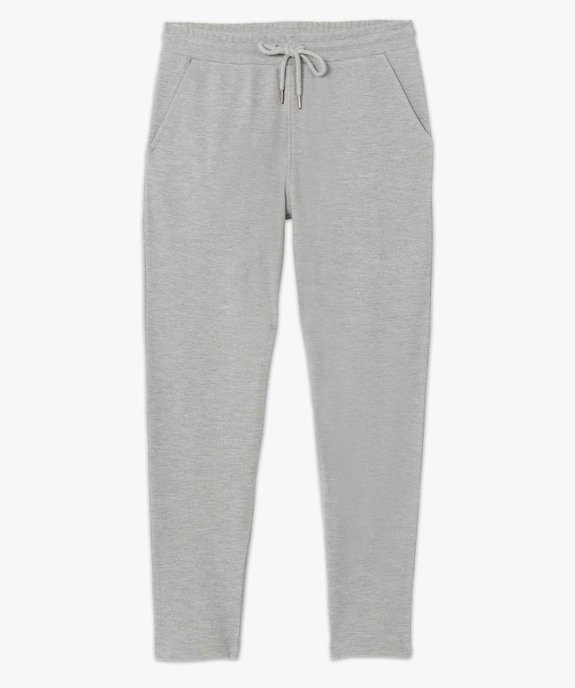 Pantalon homme en maille piquée vue4 - GEMO (HOMME) - GEMO