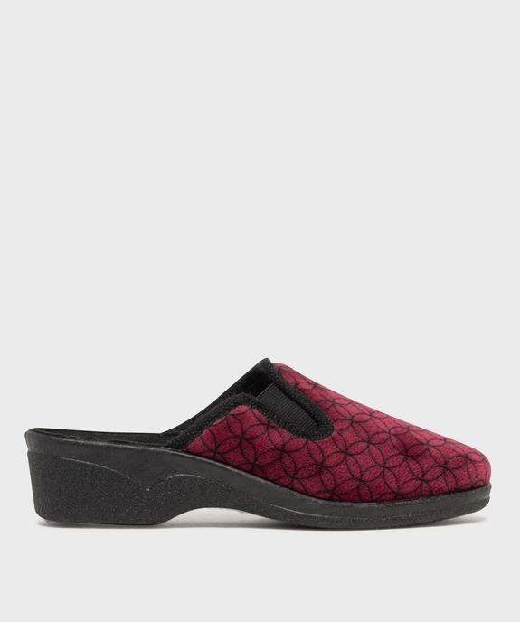 Chaussons mules confort dessus velours femme vue1 - G'FLEX - GEMO