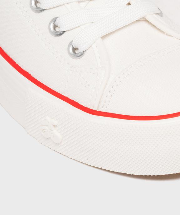 Tennis en toile à semelle épaisse femme - Le temps des cerises vue6 - SHOES BY LTDC - GEMO