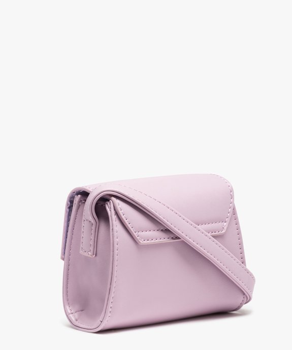 Sac besace fille avec rabat asymétrique vue2 - GEMO (ENFANT) - GEMO