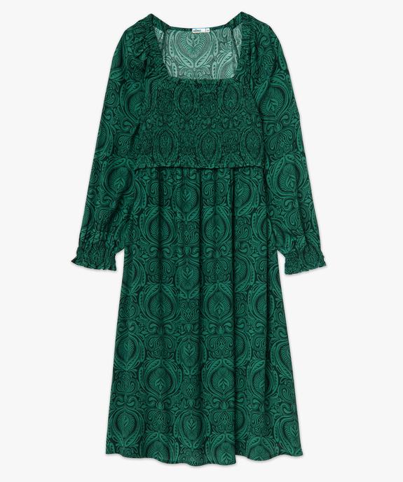 Robe de maternité à manches longues spécial allaitement vue5 - GEMO (MATER) - GEMO