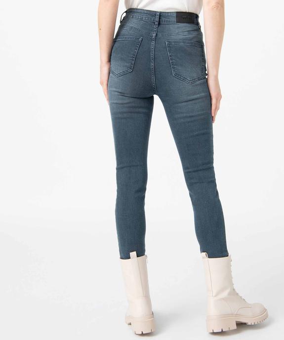 Jean femme coupe skinny taille haute vue3 - GEMO 4G FEMME - GEMO