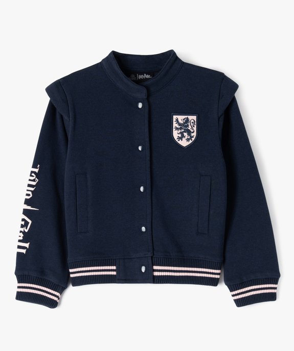 Veste sweat à boutons-pression fille - Harry Potter vue1 - HARRY POTTER - GEMO