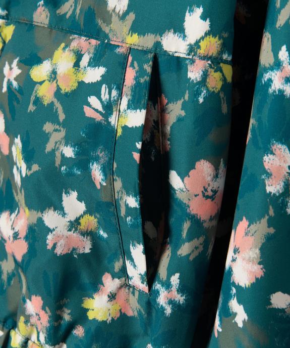 Blouson à capuche en matière déperlante fille vue1 - GEMO 4G FILLE - GEMO