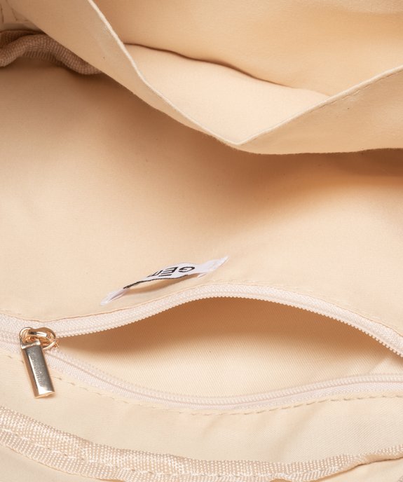 Sac banane grand format brillant femme vue3 - GEMO (ACCESS) - GEMO