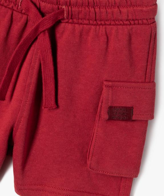 Short en maille coupe cargo bébé garçon vue2 - GEMO(BEBE DEBT) - GEMO