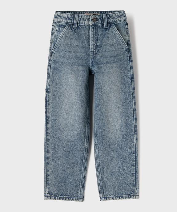 Jean straight en denim délavé garçon - Camps United vue1 - CAMPS - GEMO