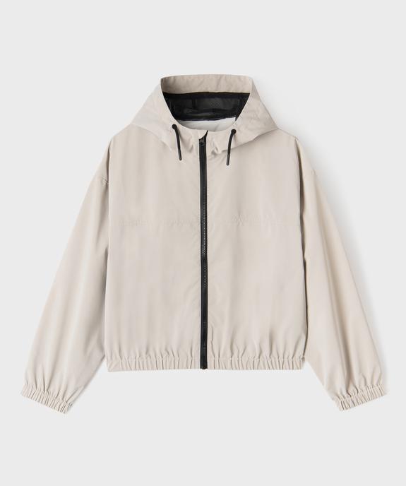 Blouson imperméable à capuche fille  vue1 - GEMO (JUNIOR) - GEMO