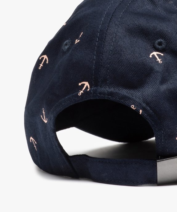 Casquette homme à motifs ancres marines vue3 - GEMO (ACCESS) - GEMO