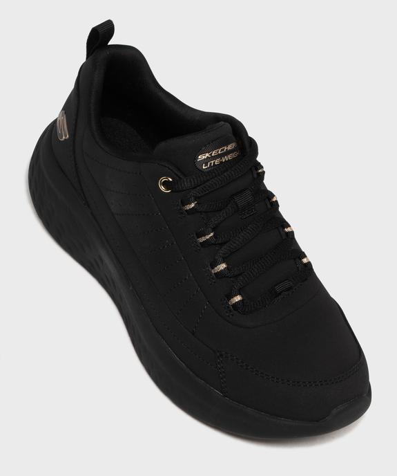 Baskets unies avec épaisse semelle femme - Skechers vue5 - SKECHERS - GEMO