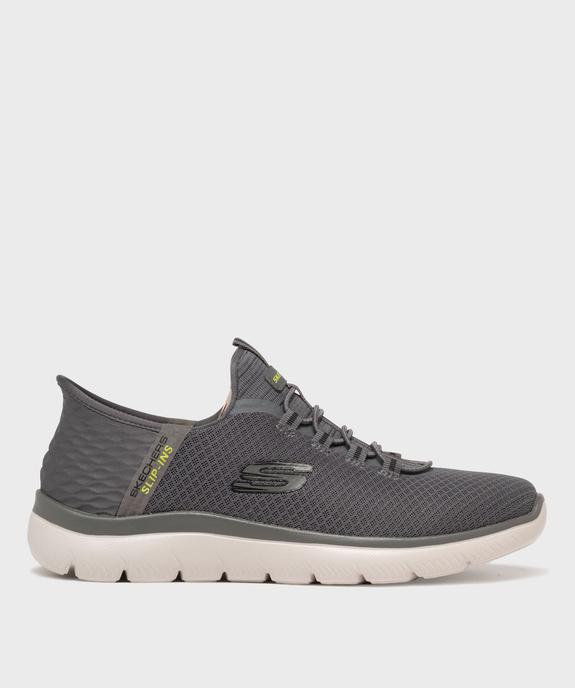 Baskets Slip-ins Summits en toile homme - Skechers vue1 - SKECHERS - GEMO