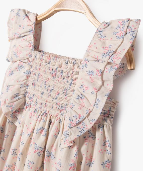 Robe sans manches à motifs fleuris bébé fille - LuluCastagnette vue2 - LULUCASTAGNETTE - GEMO