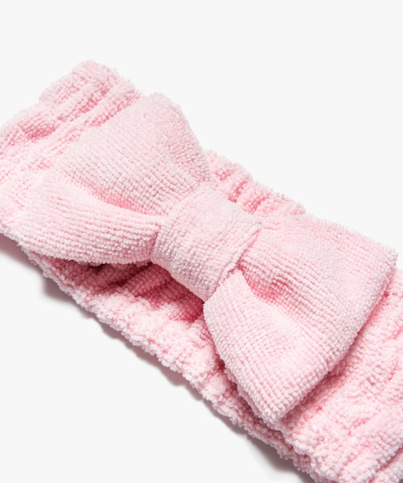 Bandeau de maquillage femme en éponge avec noeud  vue2 - GEMO (ACCESS) - GEMO