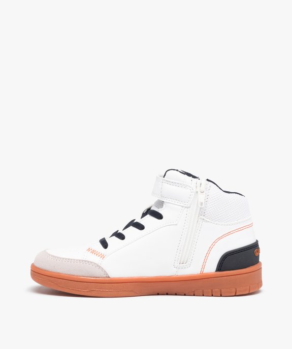 Baskets garçon mid-cut multicolores – Alma Planète  vue3 - ALMA PLANETE - GEMO
