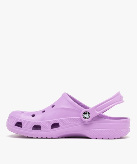 Sabots souples unis perforés Baya femme - Crocs - Crocs vue3 - CROCS - GEMO