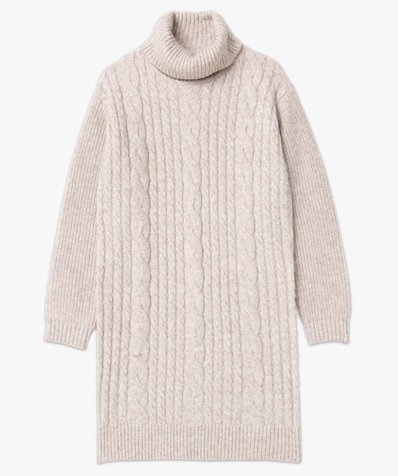 Robe pull femme à torsades - LuluCastagnette vue5 - LULUCASTAGNETTE - GEMO