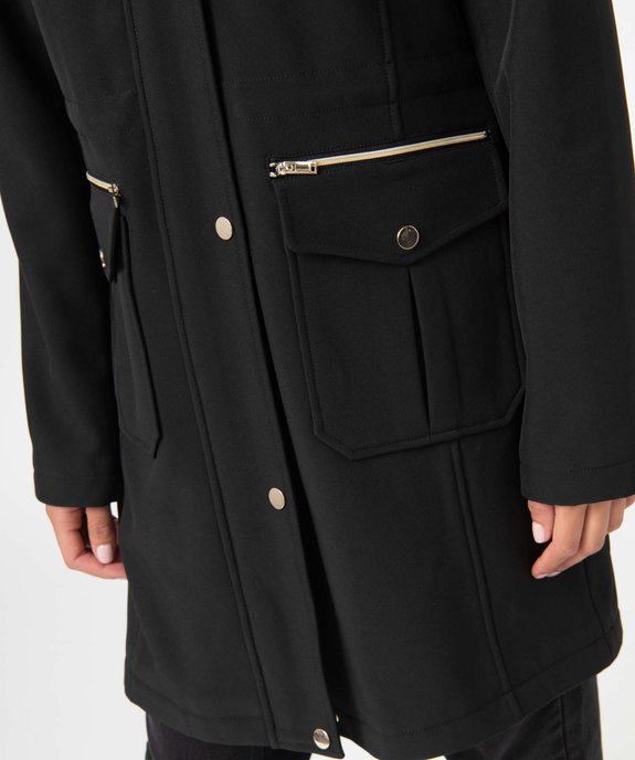 Parka femme avec col montant et capuche vue6 - GEMO(FEMME PAP) - GEMO