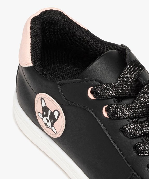 Baskets fille mid-cut à détails brillants et vernis vue6 - GEMO (ENFANT) - GEMO