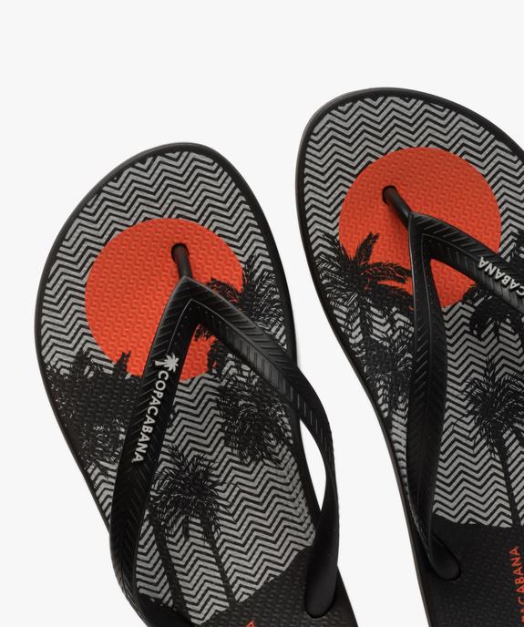 Tongs homme à semelle imprimée - Copacabana vue3 - COPACABANA - GEMO