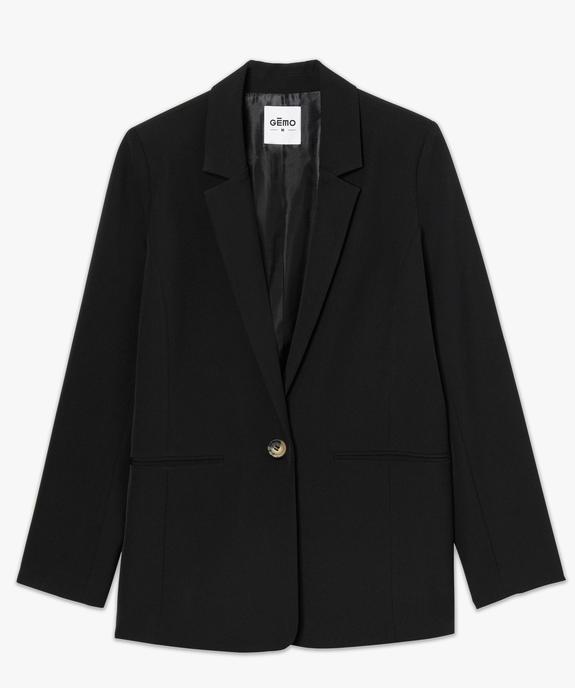 Veste femme coupe blazer  vue4 - GEMO(FEMME PAP) - GEMO