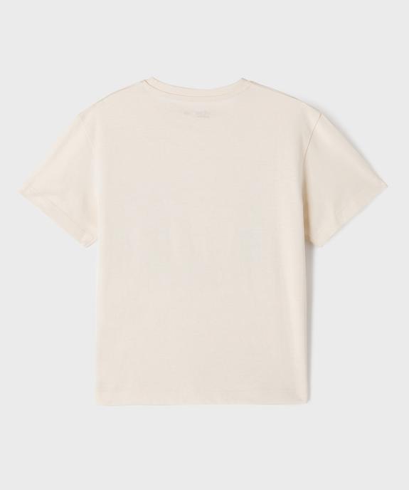 Tee-shirt manches courtes motif urbain garçon vue5 - GEMO 4G GARCON - GEMO