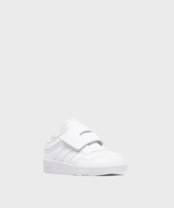 Baskets basses à scratch Hoops garçon - Adidas vue2 - ADIDAS - GEMO