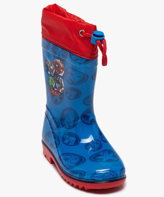 Bottes de pluie garçon à col ajustable – Avengers vue5 - AVENGERS - GEMO