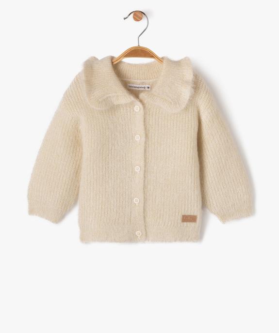 Gilet en maille scintillante bébé fille - LuluCastagnette vue1 - LULUCASTAGNETTE - GEMO