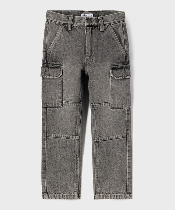 Jean loose à poches cargo garçon vue1 - GEMO (ENFANT) - GEMO