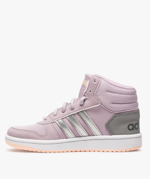 Baskets fille semi-montantes bicolores - Hoops Mid Adidas vue3 - ADIDAS - GEMO
