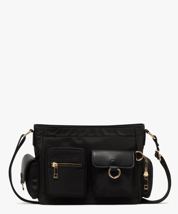 Sac bandoulière en toile multipoches femme vue1 - GEMO (ACCESS) - GEMO
