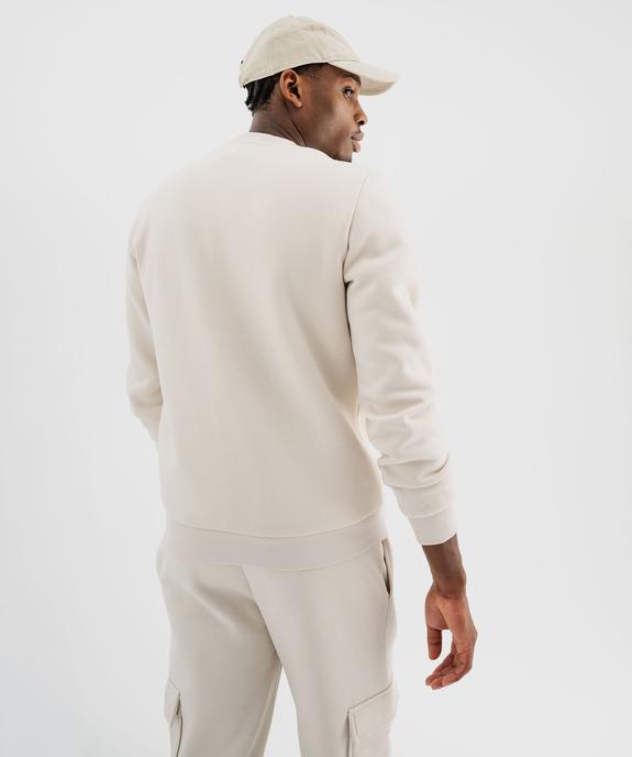 Sweat en molleton doux homme vue3 - GEMO 4G HOMME - GEMO