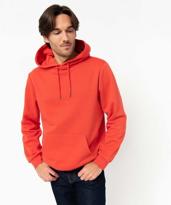 Sweat à capuche intérieur molletonné homme vue2 - GEMO 4G HOMME - GEMO