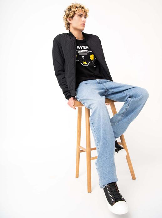 Tee-shirt homme imprimé fantaisie - Smiley vue5 - SMILEY - GEMO