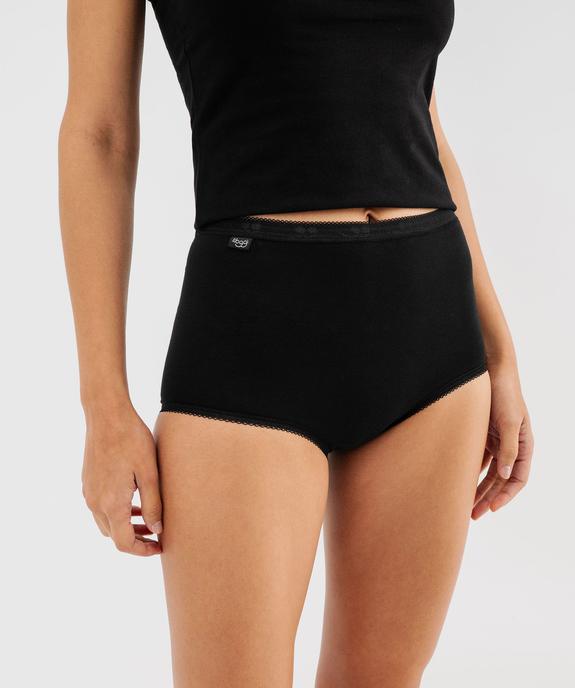 Culotte maxi en coton stretch femme (lot de 2) - Sloggi vue2 - SLOGGI - GEMO