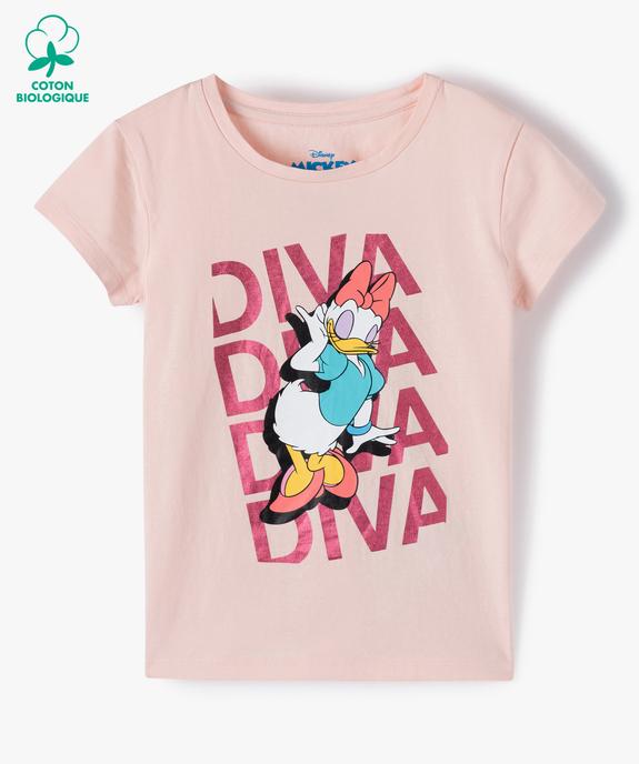 Tee-shirt fille avec motif XXL pailleté – Disney vue1 - DISNEY DTR - GEMO